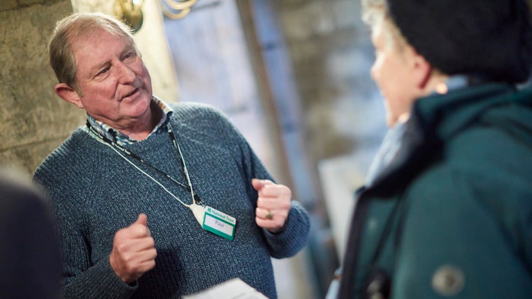National Trust volunteer